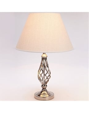 Antique Brass Barley Twist Table Lamp with 4W Led Bulb Scott's