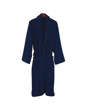 Navy | Terry Towelling Robe | Scott's of Stow