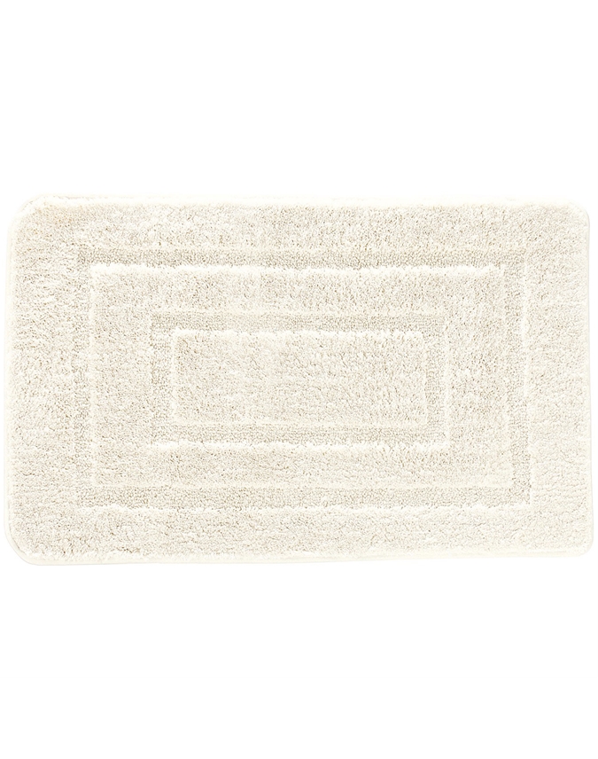 White Microfibre Supersoft Bath Mat Pure Collection