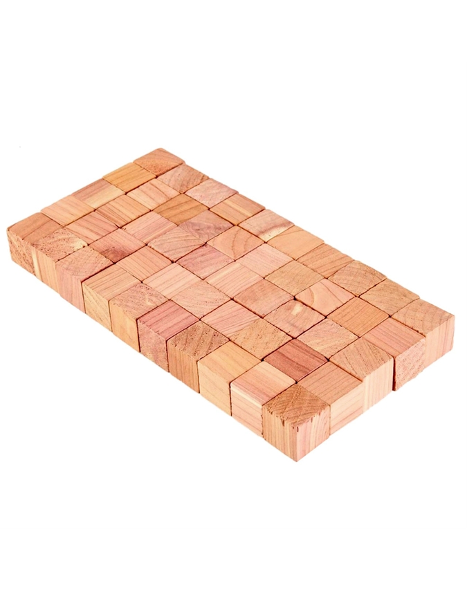 Cedar Wood Moth Repellent Cubes Pack of 50 Scott's of Stow