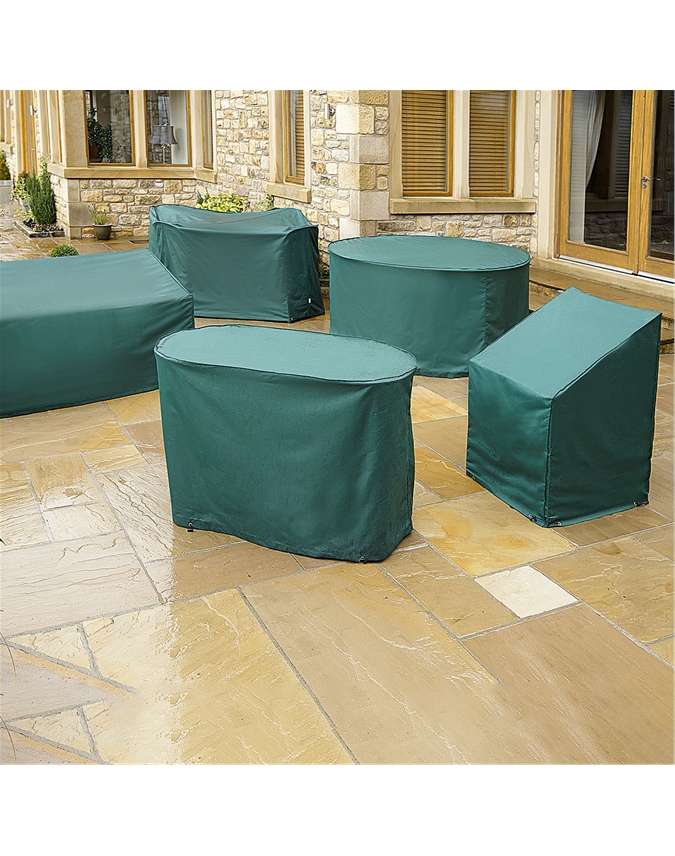 Black 6Seater Rectangular Patio Set Cover Pure Collection