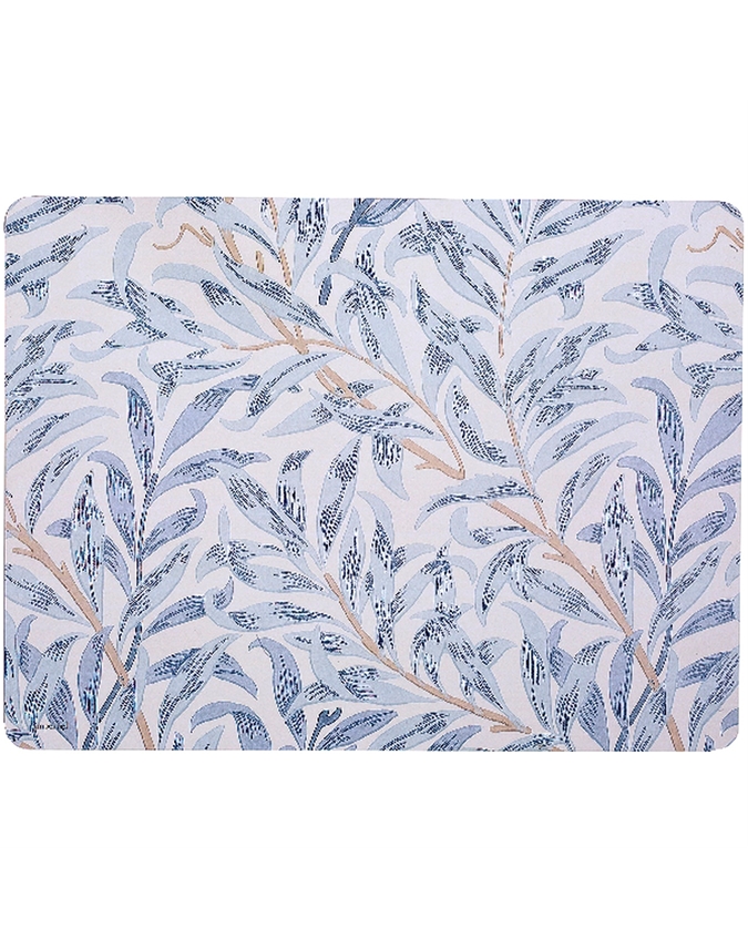 Willow Bough Blue Pimpernel William Morris Placemats & FREE Coasters Set of 6 Pure Collection