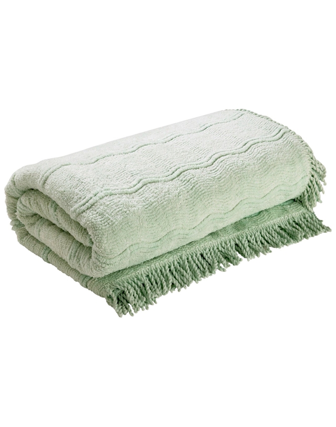 Single Geneva Candlewick Bedspread Pure Collection