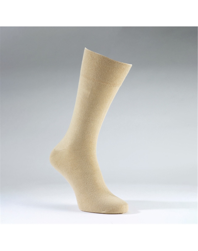 BEIGE Ladies Pringle Gentle Grip Socks Pack of 3 Pure Collection