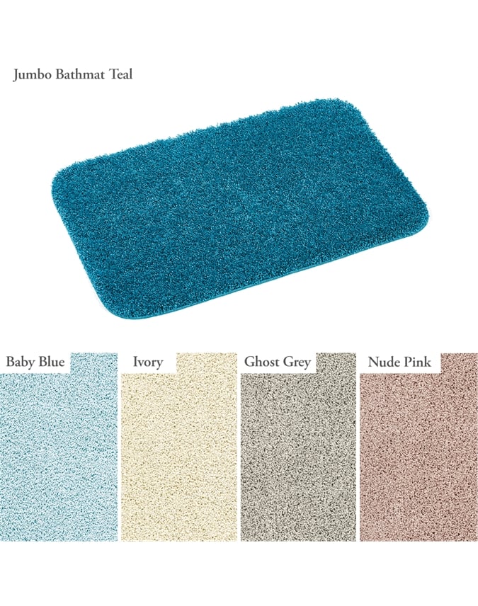 Curve Shaped Bath Mats Pure Collection