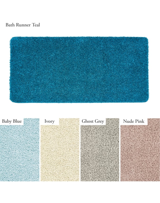 Curve Shaped Bath Mats Pure Collection