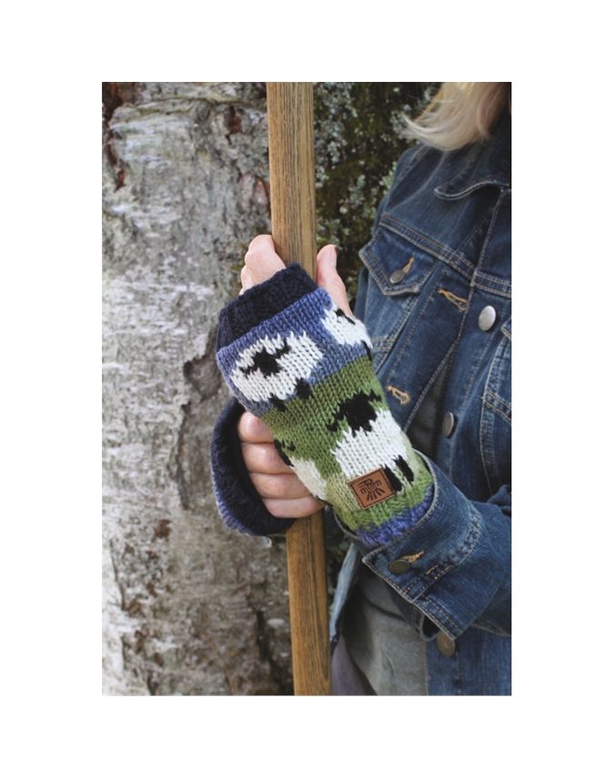 Fairtrade Knitted Sheep Wrist Warmers