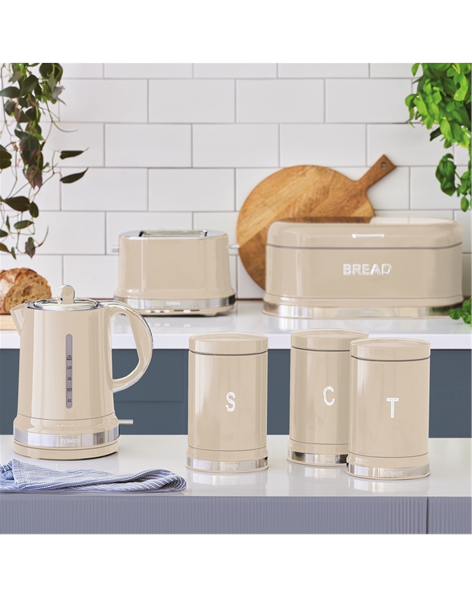 Graphite Tower Belle Bread Bin Scott's of Stow