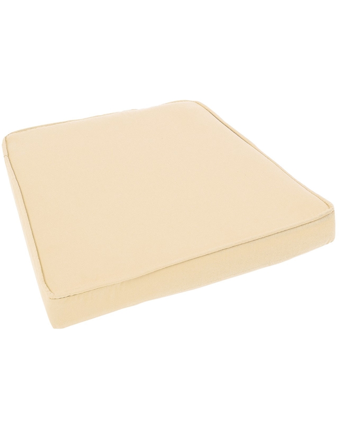 D.7cm Faux Wicker Chair Seat Pad Pure Collection