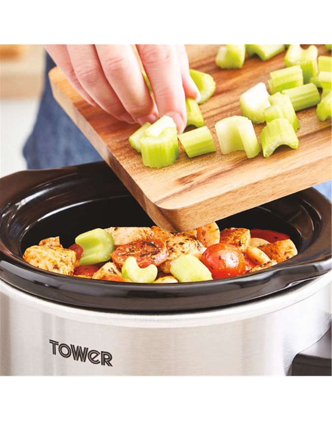 1.5L Tower Stainless Steel Slow Cooker Scott's of Stow
