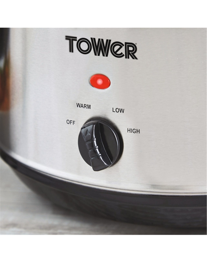 1.5L Tower Stainless Steel Slow Cooker Scott's of Stow