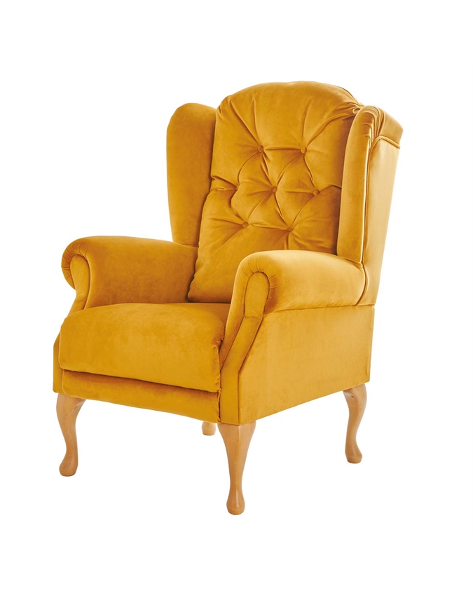 Emerald Queen Anne Sofa & 2 Standard Armchairs Pure Collection