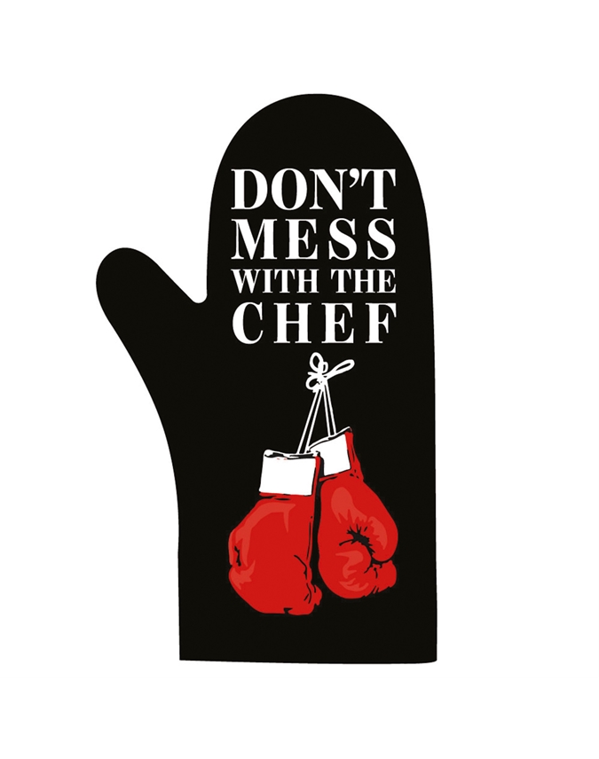 Slogan Oven Glove