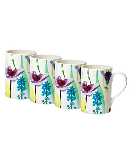 Portmeirion® Water Garden Mugs - Set of 4