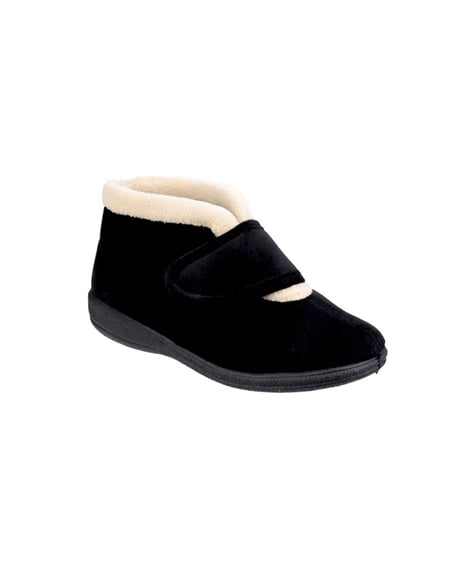 Ladies velcro boot store slippers