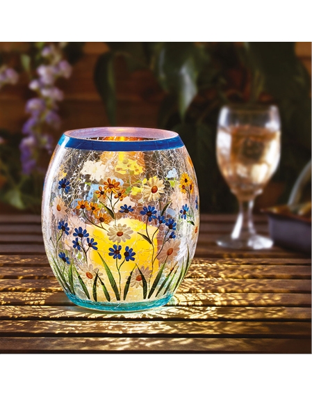 Flower Candle Lantern with LED Candle