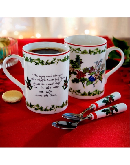 Portmeirion® Holly & Ivy Mug and Spoon Set