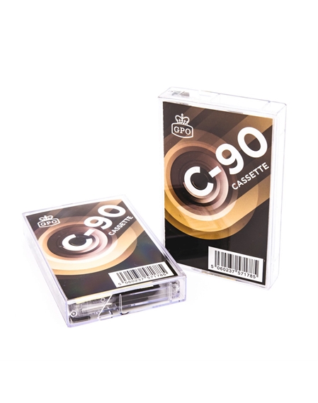 GPO C90 Blank Cassette Tapes - Pack of 3