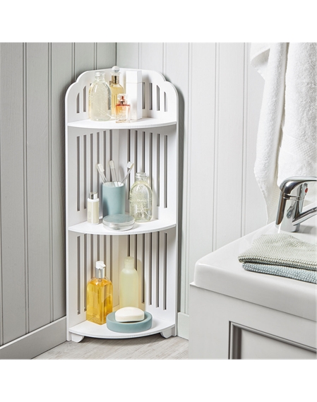 3 Tier Bathroom Corner Shelves
