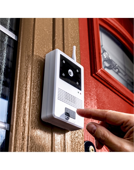 Intercom doorbell with store camera