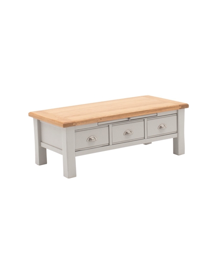 Amberly Oak & Grey Painted Coffee Table