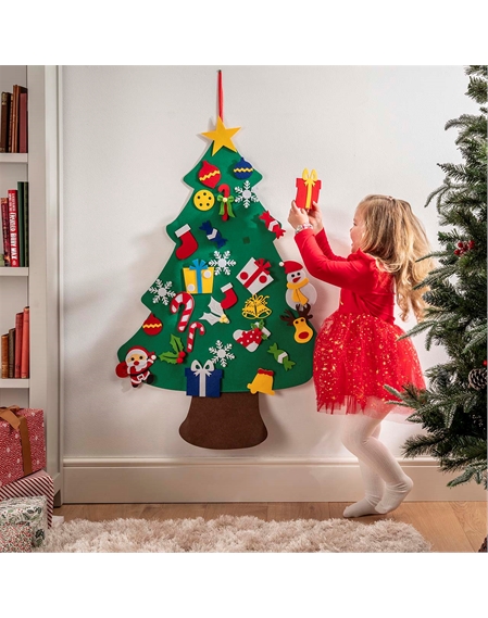 Felt Tree with Removable Ornaments