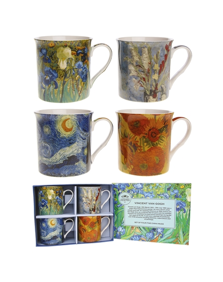 Artroom Mugs - Set of 4