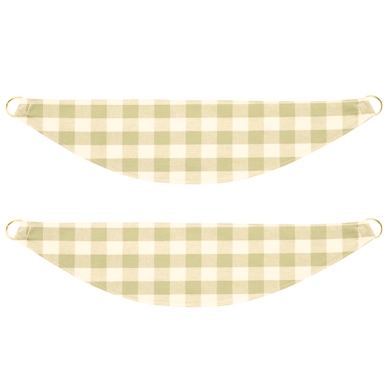 Gingham Tiebacks - Set of 2