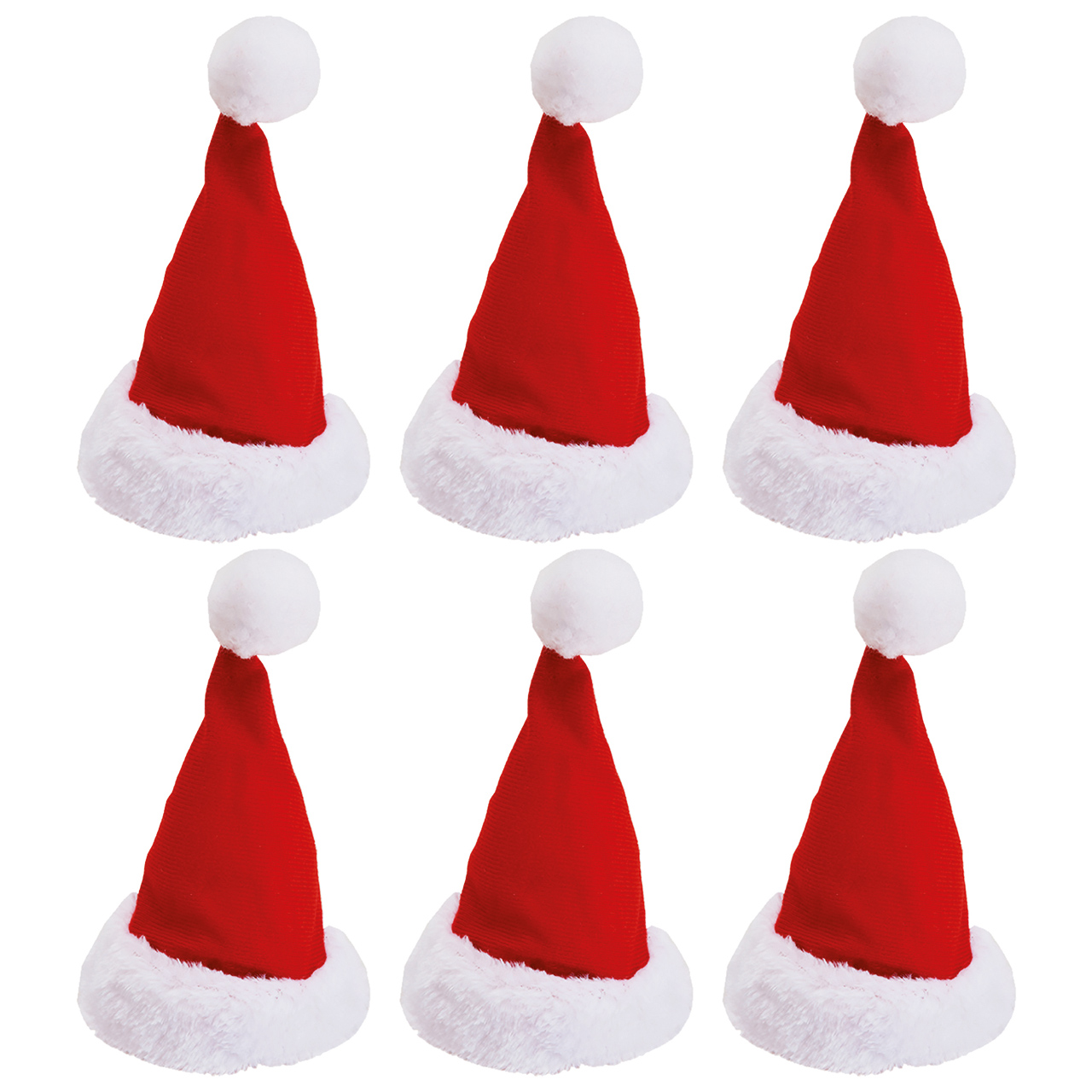 Santa Hat Place Card Holders - Set of 6