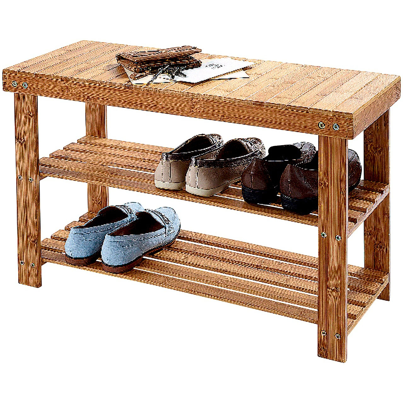 Bamboo Shoe Stand