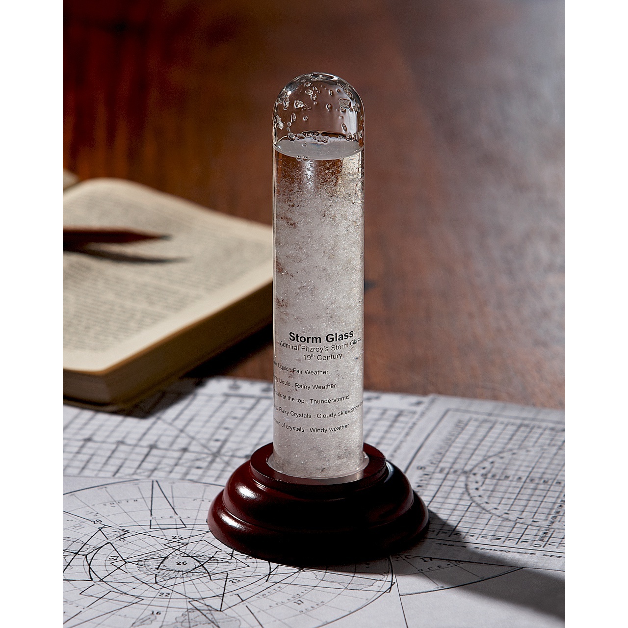 Admiral FitzRoy Small Storm Glass Barometer