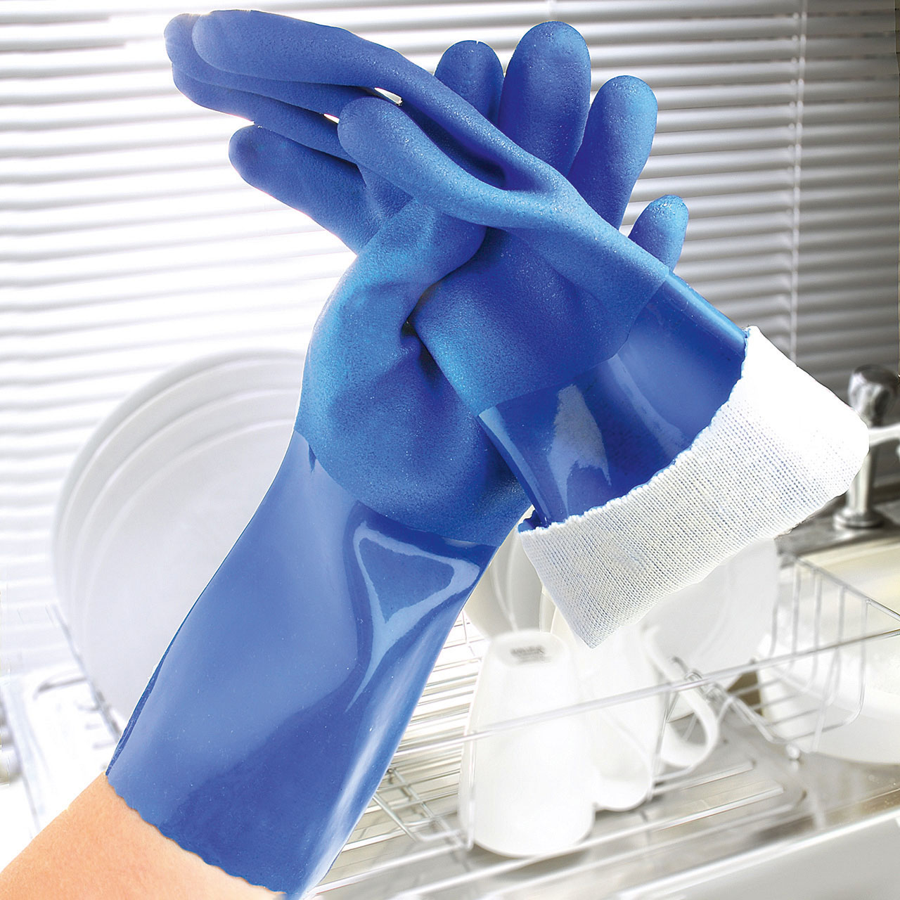 True Blues® Household Vinyl Gloves