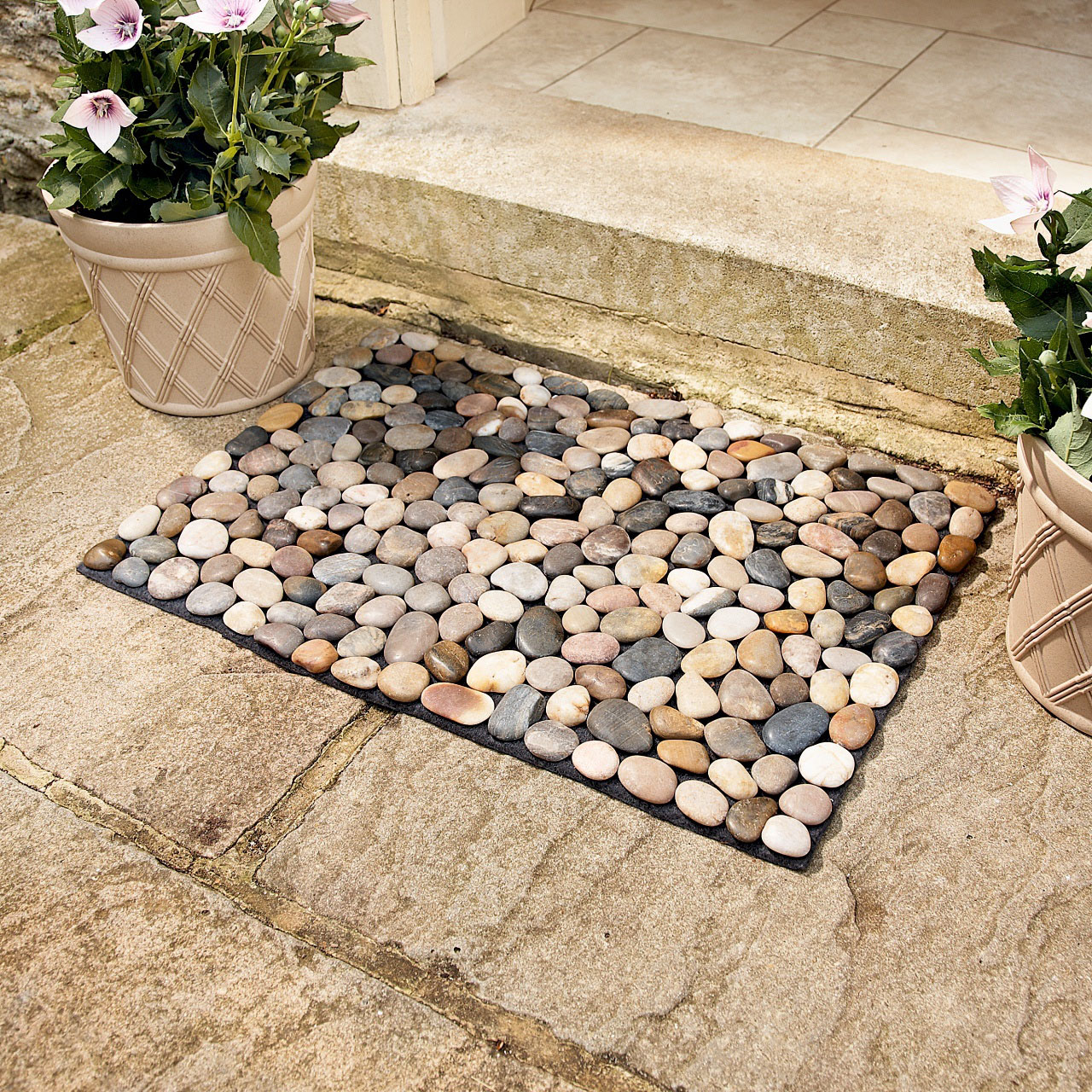 River Pebbles Doormat