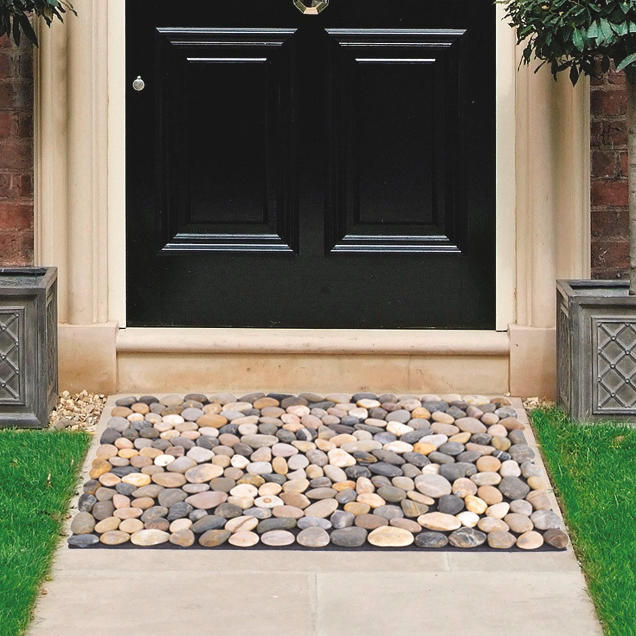 River Pebbles Doormat