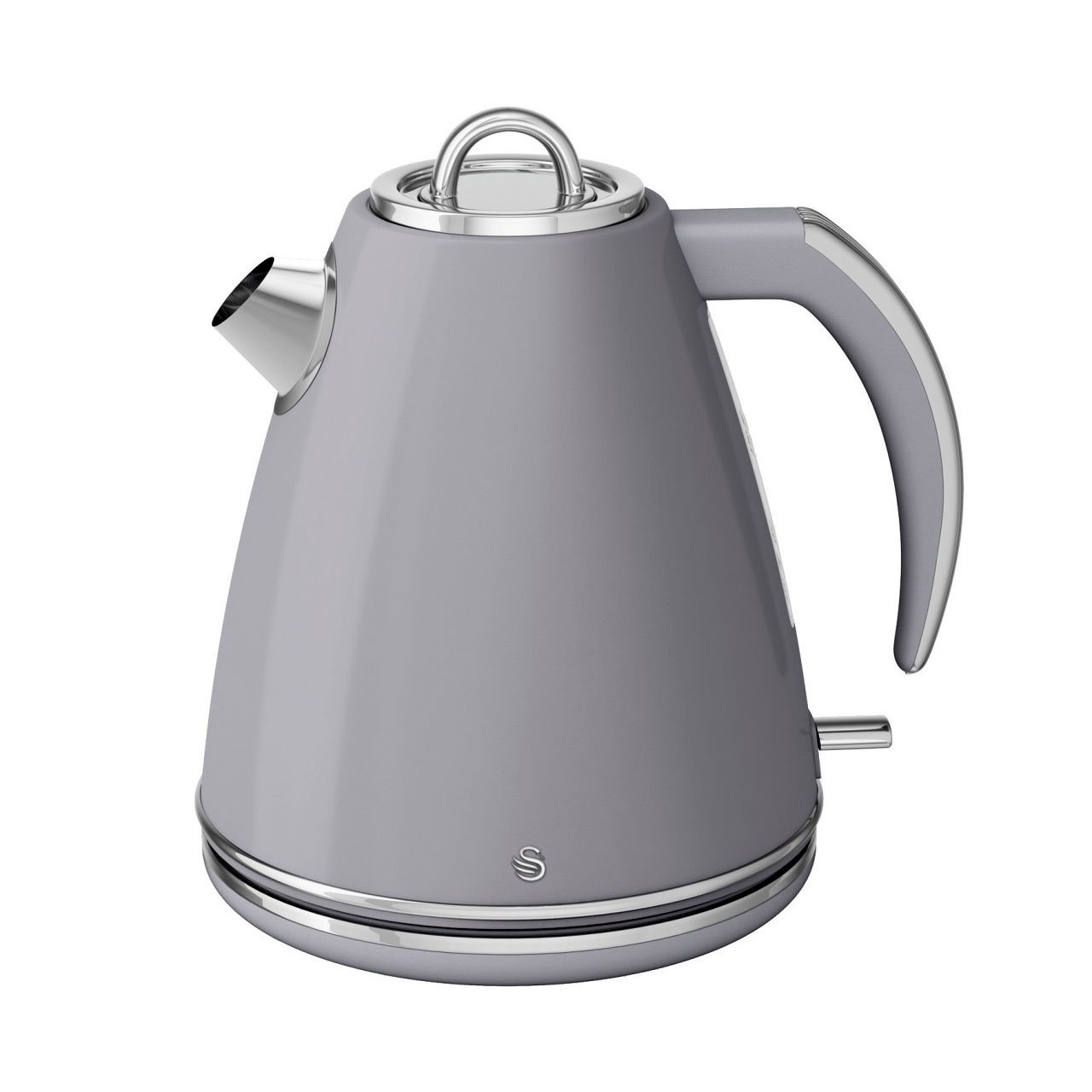 Swan grey outlet retro kettle