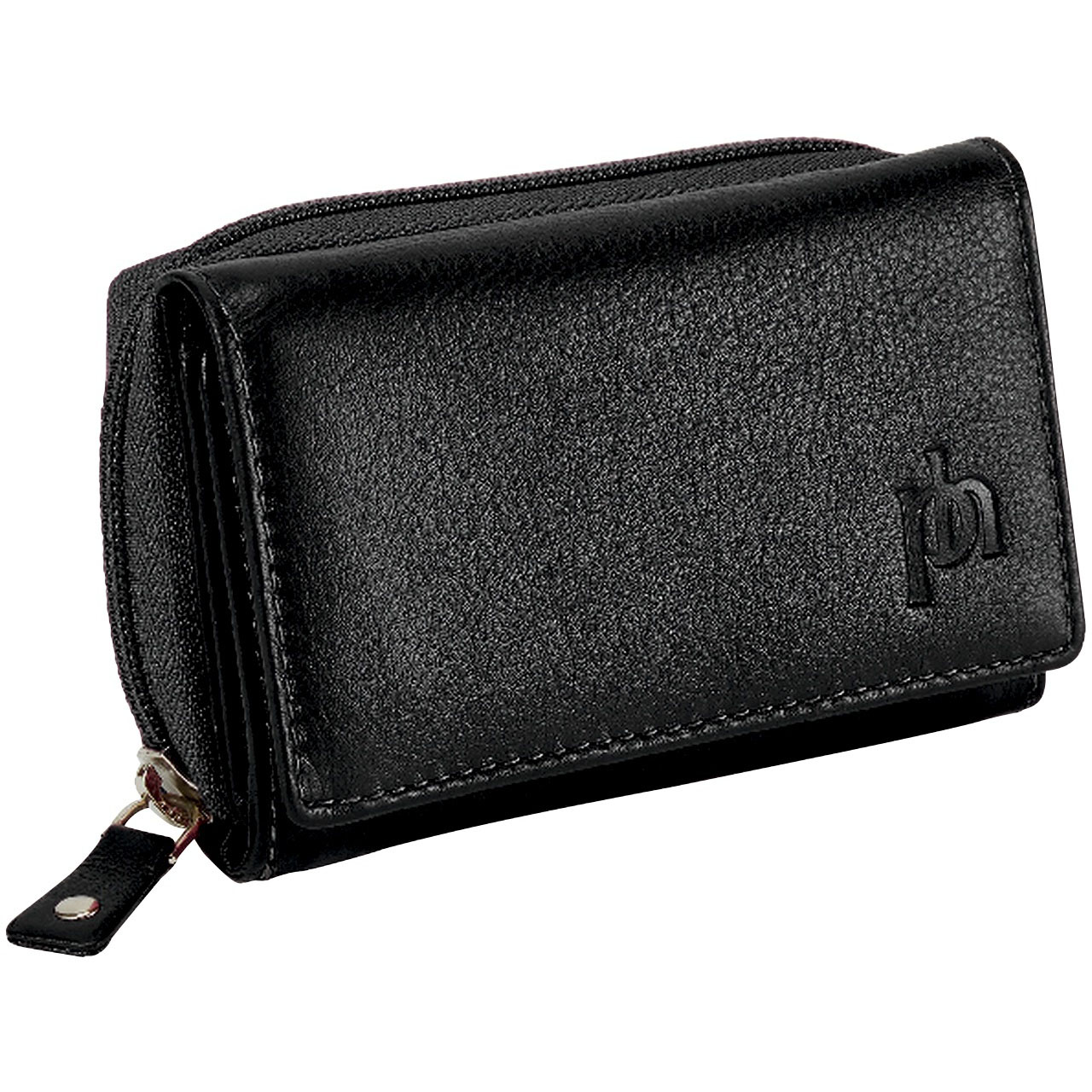 Plain Ladies Black Leather Hand Purse, Compartments: One at Rs 450/piece in  Delhi