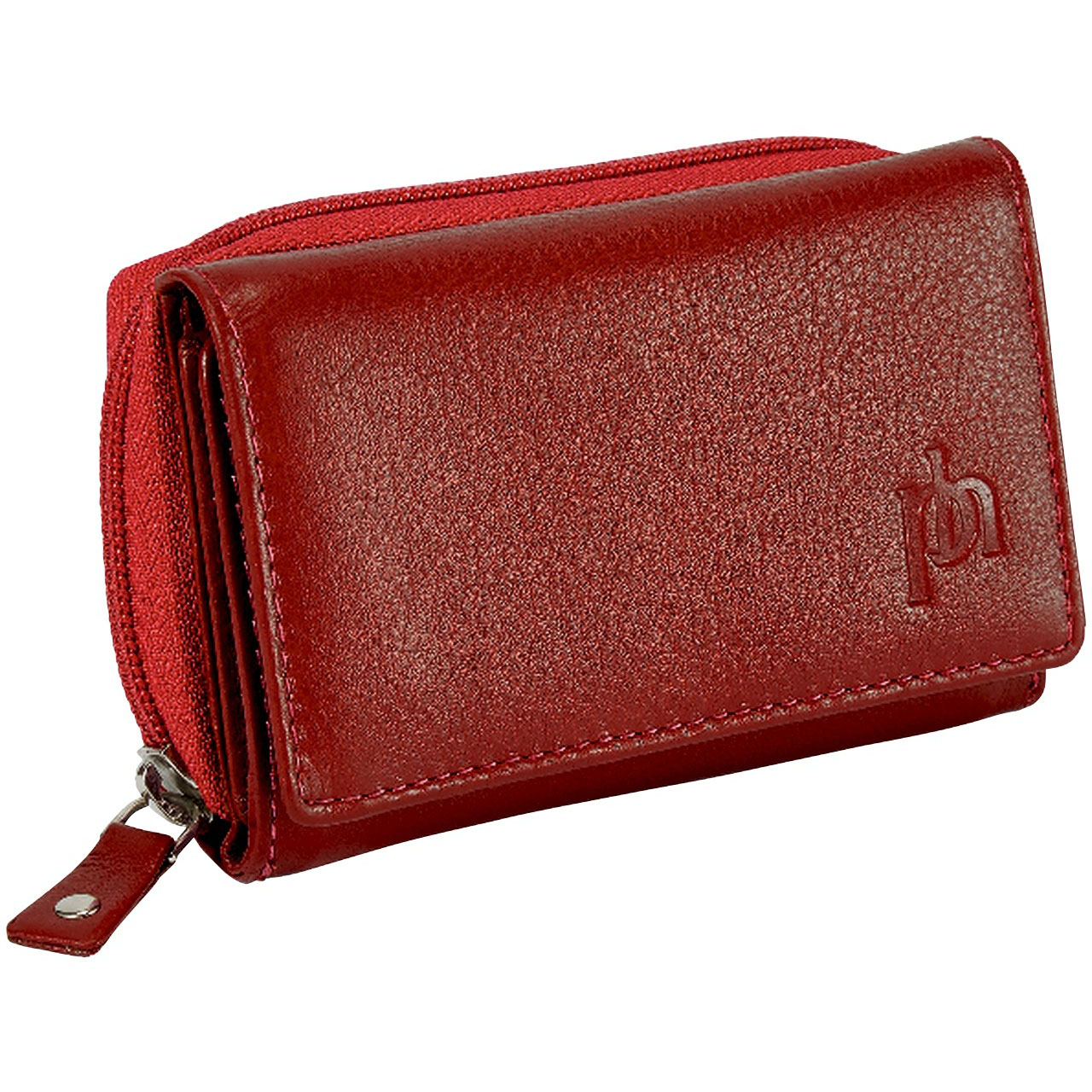 Ladies Leather RFID Coin Tray Purse