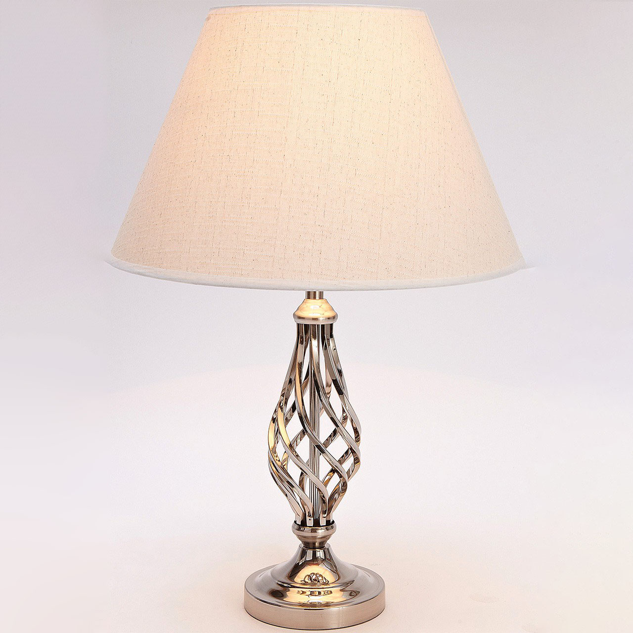 Barley Twist Table Lamp with FREE 4W Led Bulb