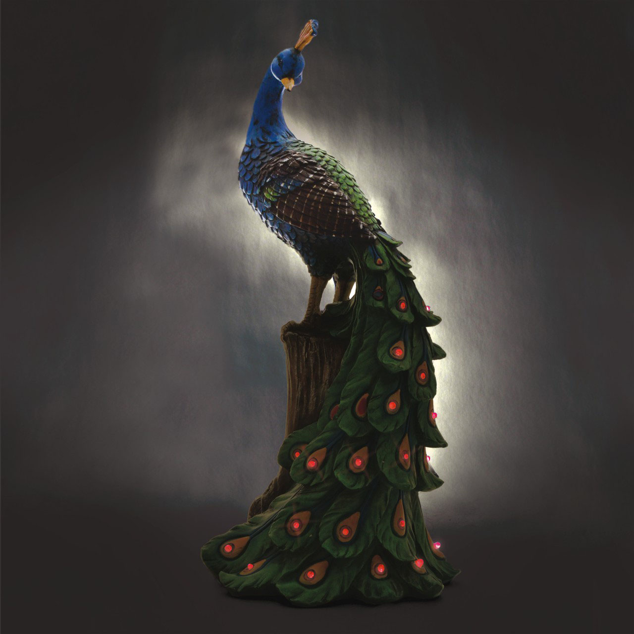 Solar LED Peacock