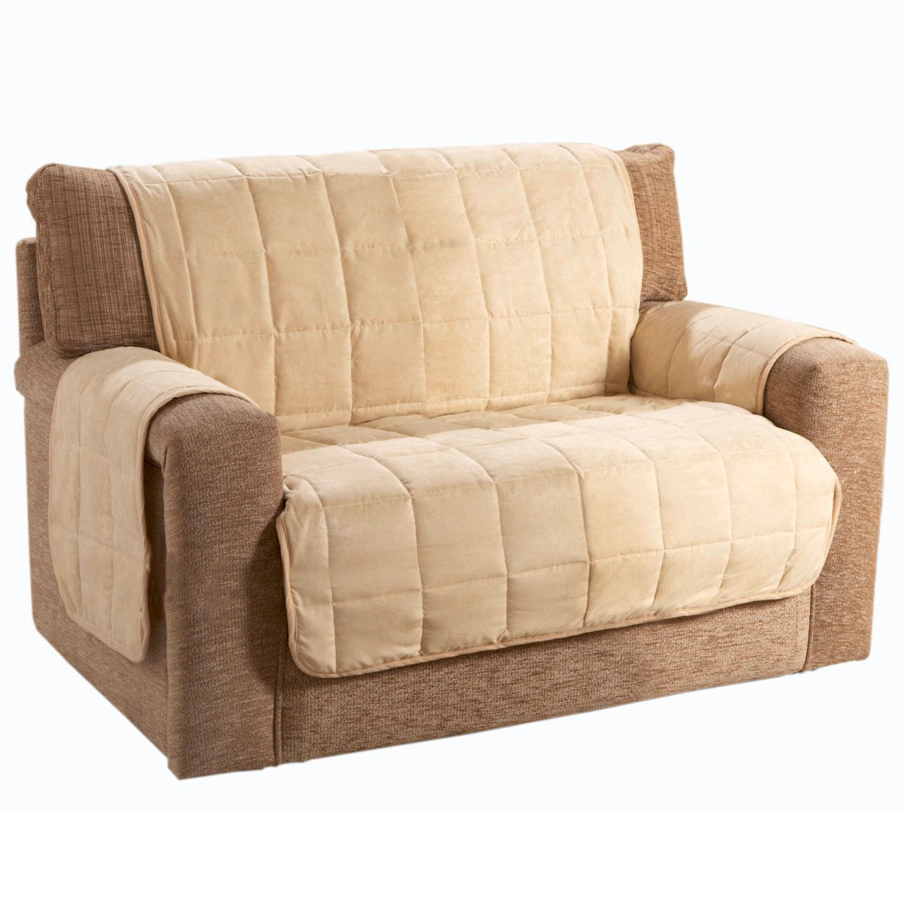 Faux Suede 2-seater Sofa Cover