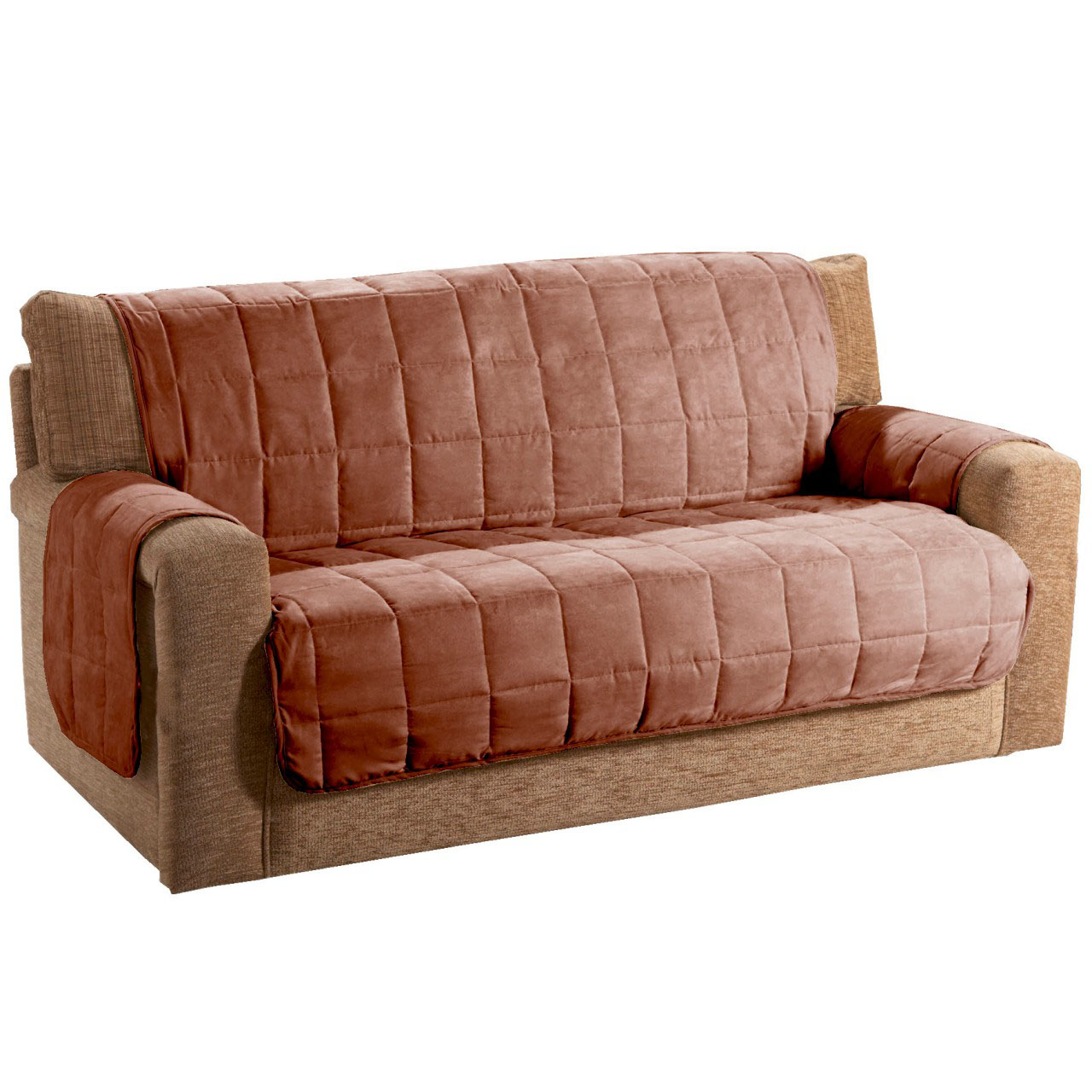 Faux Suede 3-seater Sofa Cover