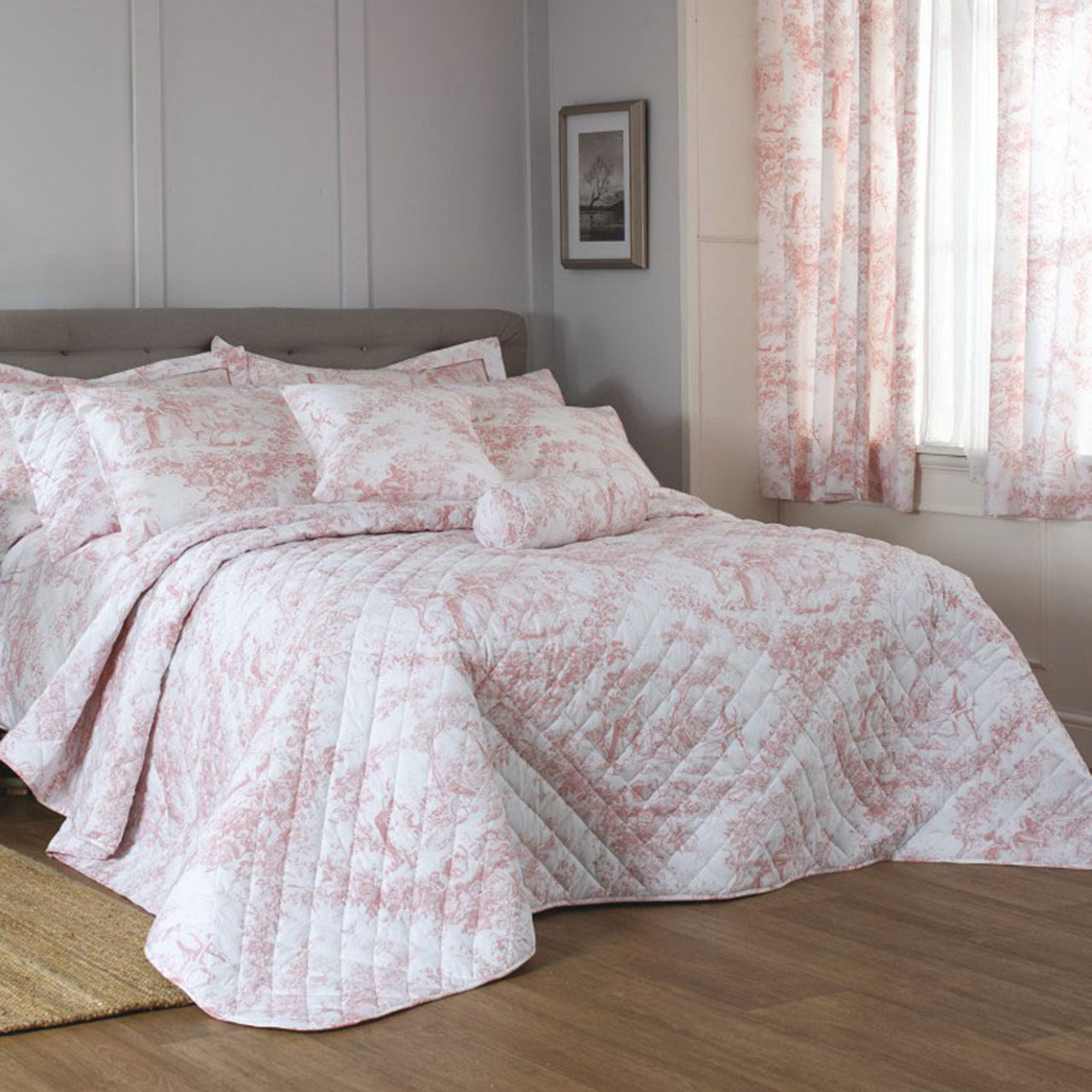 Double, Toile-de-Jouy Duvet Cover