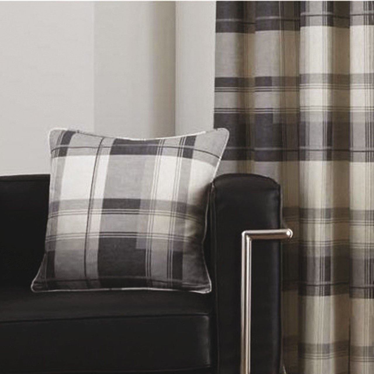 Balmoral Check Filled Cushions - Pair