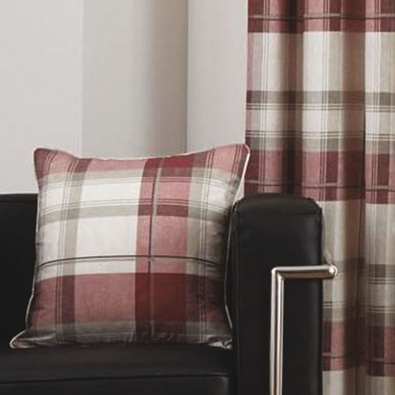 Balmoral Check Filled Cushions - Pair