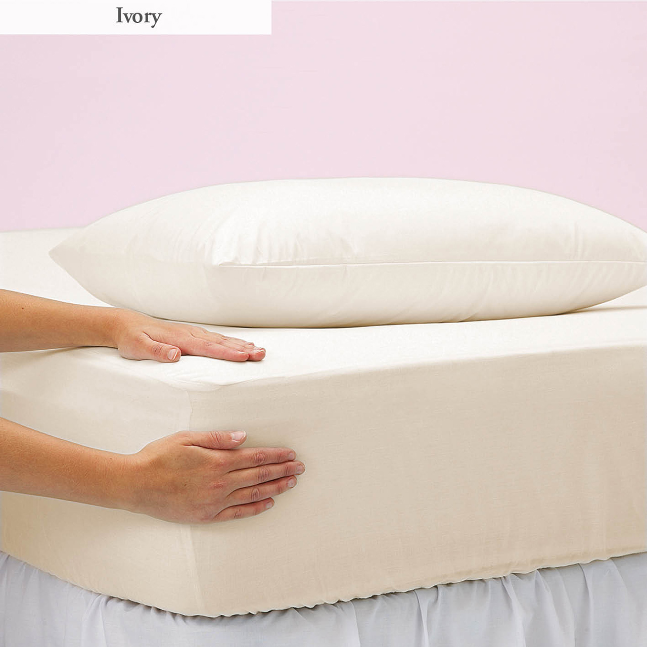 Extra-deep Cotton Fitted Sheet - 38cm Depth