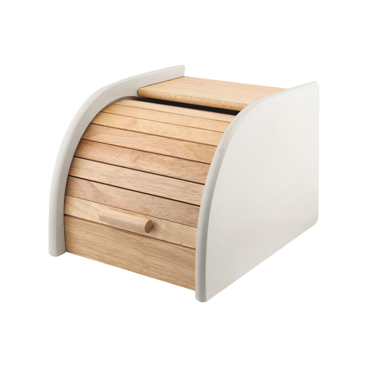 Compact Wooden Bread Bin