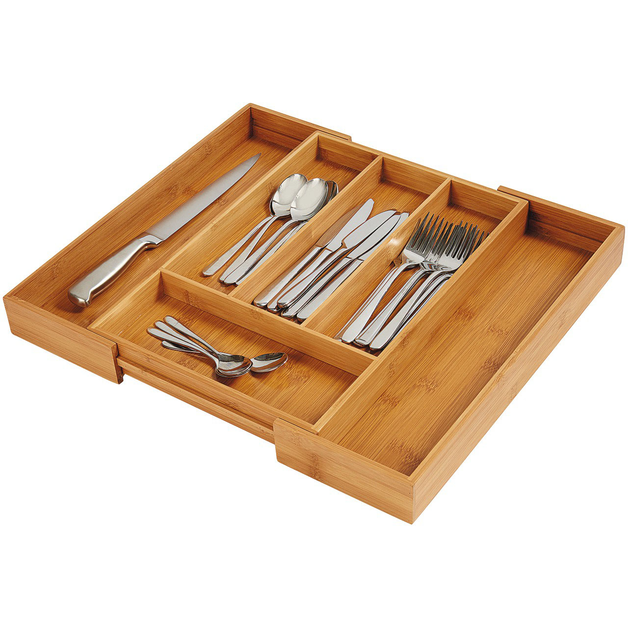 Wooden Expanding Cutlery Tray