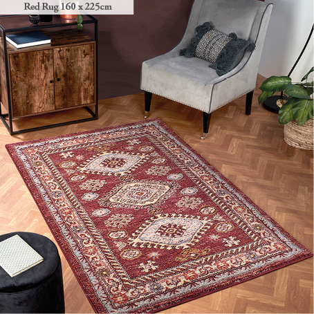 Colourful and Hardwearing Oriental Jalou Rug and Runner Collection