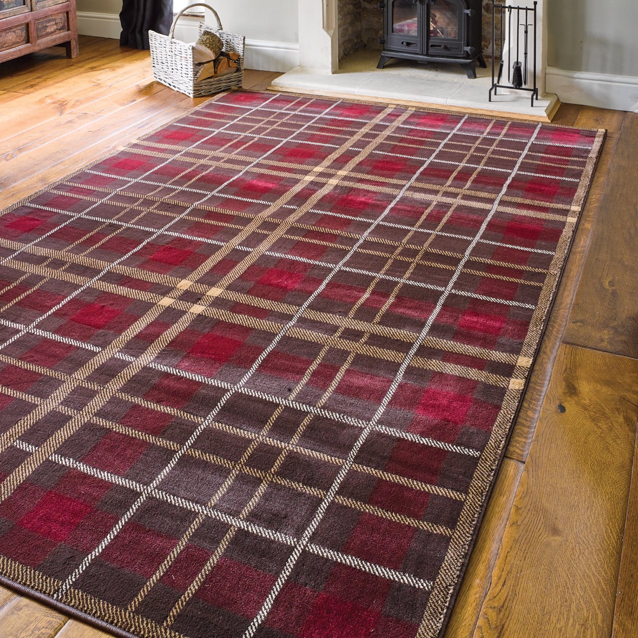 Glenside Polypropylene Tartan Rug and Runner Range