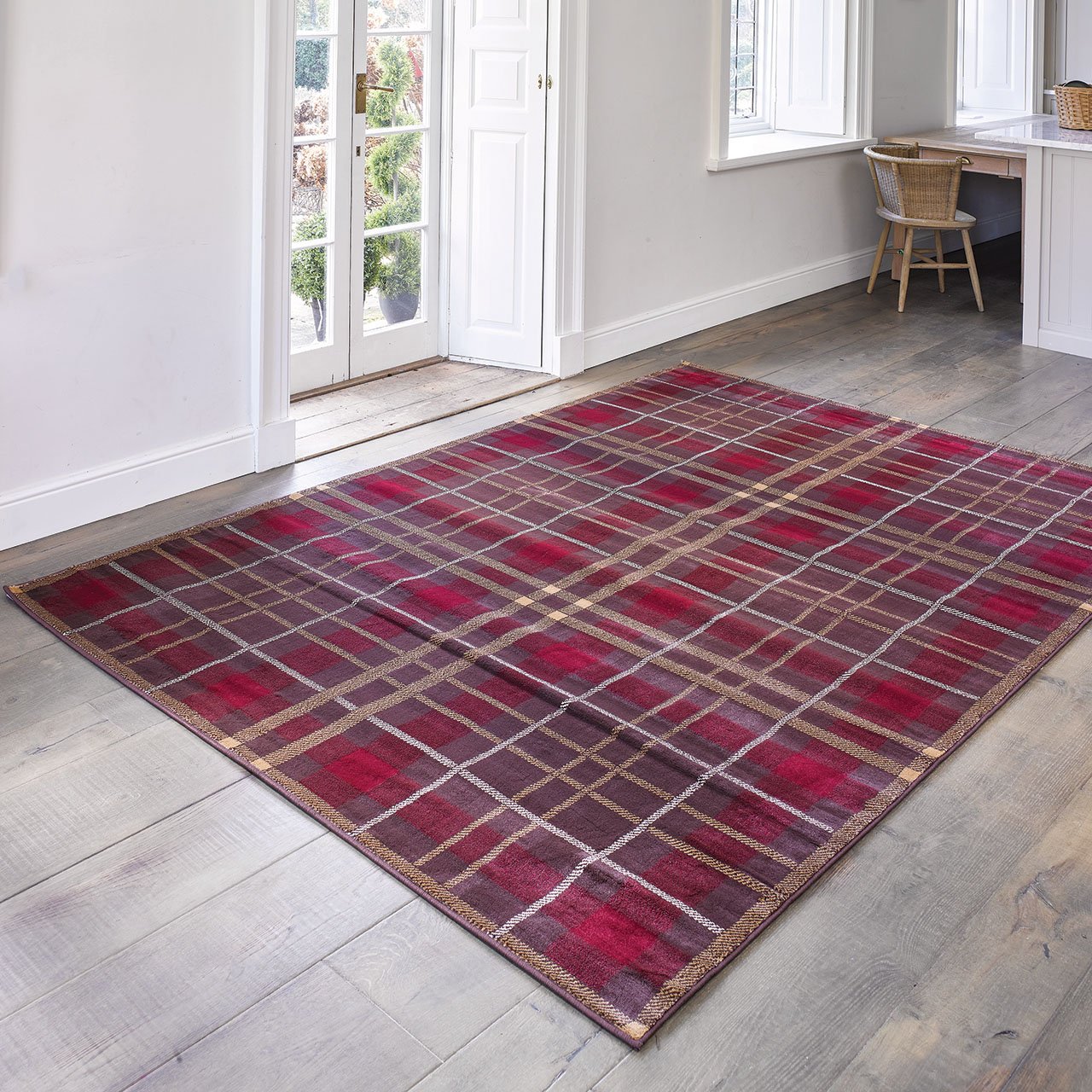 Glenside Polypropylene Tartan Rug and Runner Range